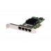 HHHL 1GB RJ45 4-Port Intel i350 PCI-E X 4 Gen 2